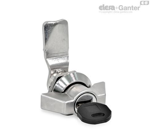 GN 115-WOE-L-NI Latches Stainless steel | Elesa+Ganter